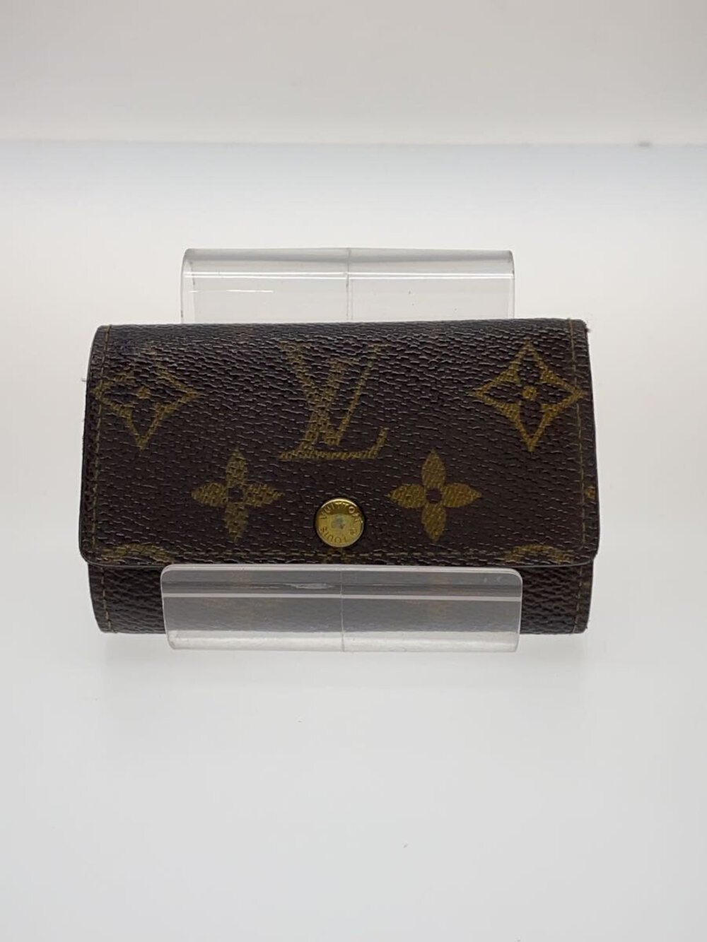LOUIS VUITTON Key Case Wallet Brown All over